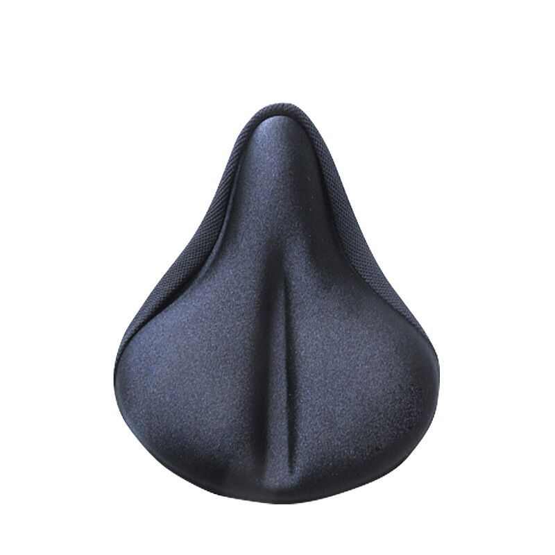Widened, thickened and soft dynamic bicycle fitness mountain bike electric vehicle seat cushion seat cover seat