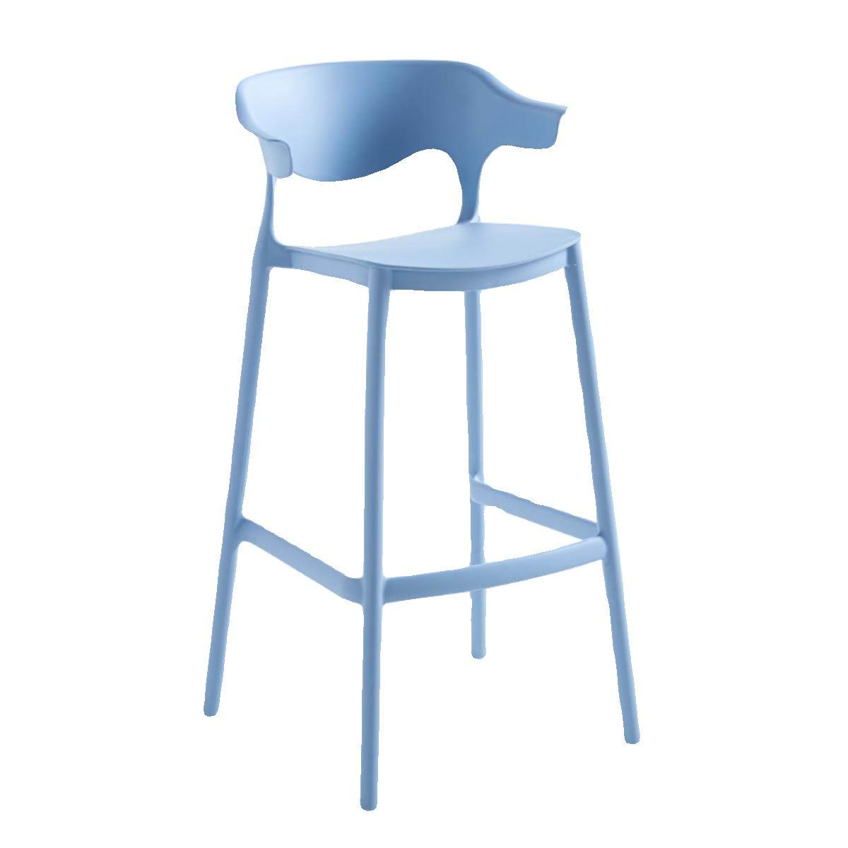 北欧简约吧椅现代极简塑料靠背吧台椅家用可叠放设计师创意高脚凳,淘宝优惠券,粉丝福利购,淘宝优惠卷