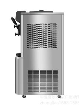 中连立式速出三头冰淇淋机商用全自动冰激凌机器保鲜预冷小甜筒机