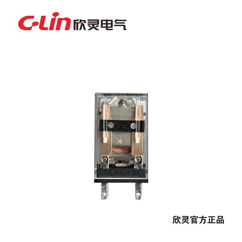 欣灵HHC68B-2Z HH52PL MY2N DC24V DC12V带指示灯 电磁中间继电器 - 图1