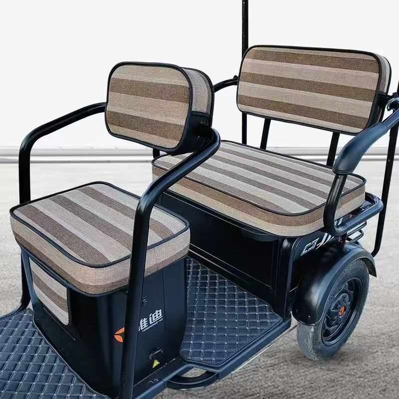 台铃X5 X7X6X11X16pro F7 X18 电动三轮车座套专车定制坐垫套夏季 - 图1