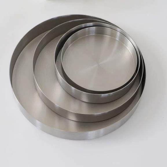 不锈钢圆形碟子平底圆盘收纳盘酒店饰品盘圆形天平秤盘实验工件碟,淘宝优惠券,粉丝福利购,淘宝优惠卷