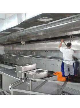 厨房设备工程饭堂厨房改造整体装修上海企业工厂学校后厨油烟系统