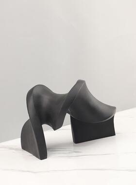 现代简约脂飘带书售楼部样板房卧室DJJ客厅家房居饰玄树关软装品