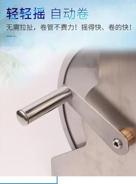 不锈钢水管车收纳架卷管器金属绞盘收管神器浇花专用软管洗车水枪