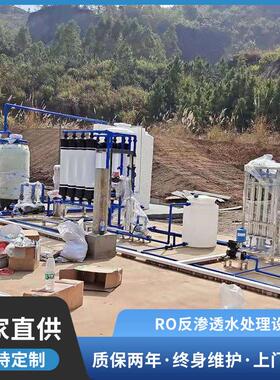 定制RO反渗透纯水处理设备 1吨商用净水器去离子机 2吨水处理设备