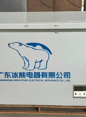 卧式商用大容量冰柜冷藏冷冻双温保鲜超大冷冻柜家用雪糕冷柜外贸