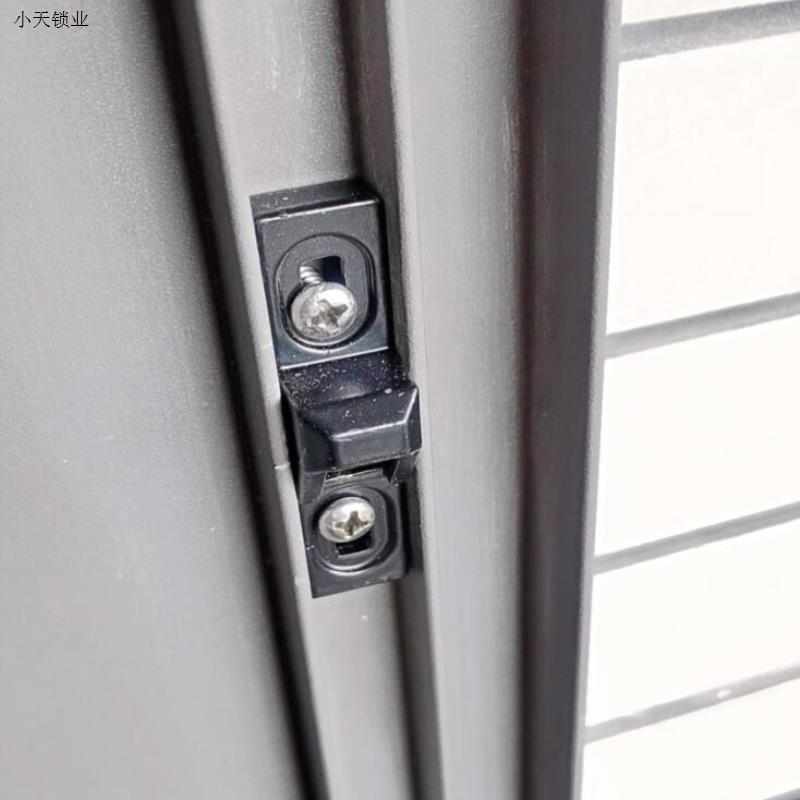 老式窗锁平凸勾座推拉铝合金门窗户钩锁扣子搭扣移门挂钩五金配. - 图0