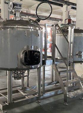 大容量液体乳化304不锈钢多功能搅拌桶恒温加热控温食品配料
