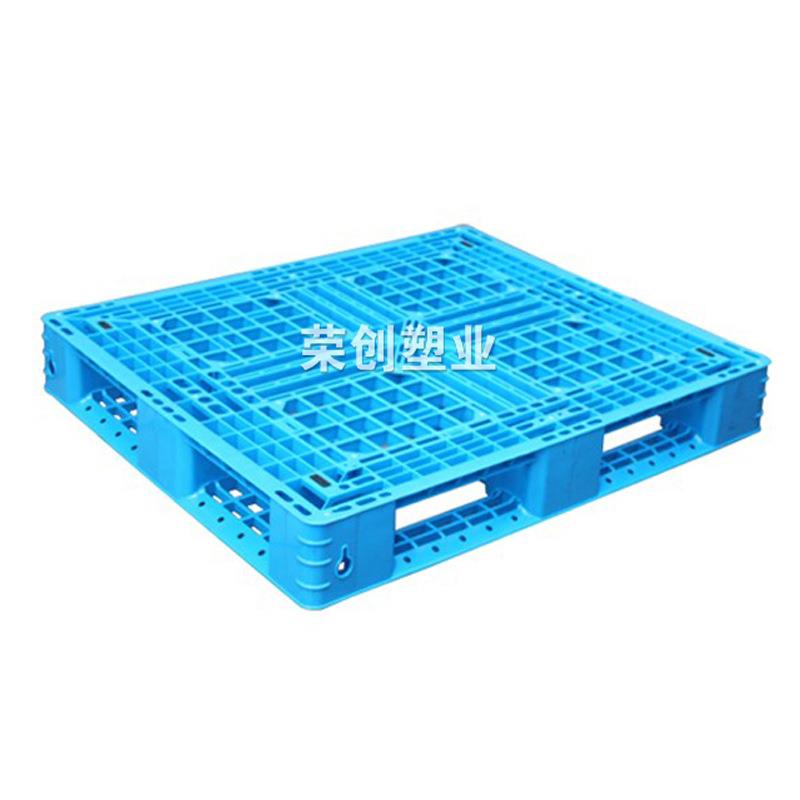 1.2X1.2米厂家供应四面进叉网格田字型垫仓板塑料托盘 - 图0