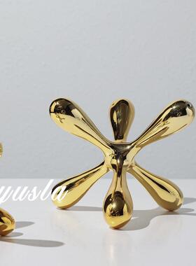 客厅茶几电视柜餐厅柜样板房间售楼部别墅摆件软装饰品几何家居