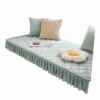Bay window mat, thickened window sill mat, non-slip, four-season machine washable, thickened sponge mat, balcony bay window mat