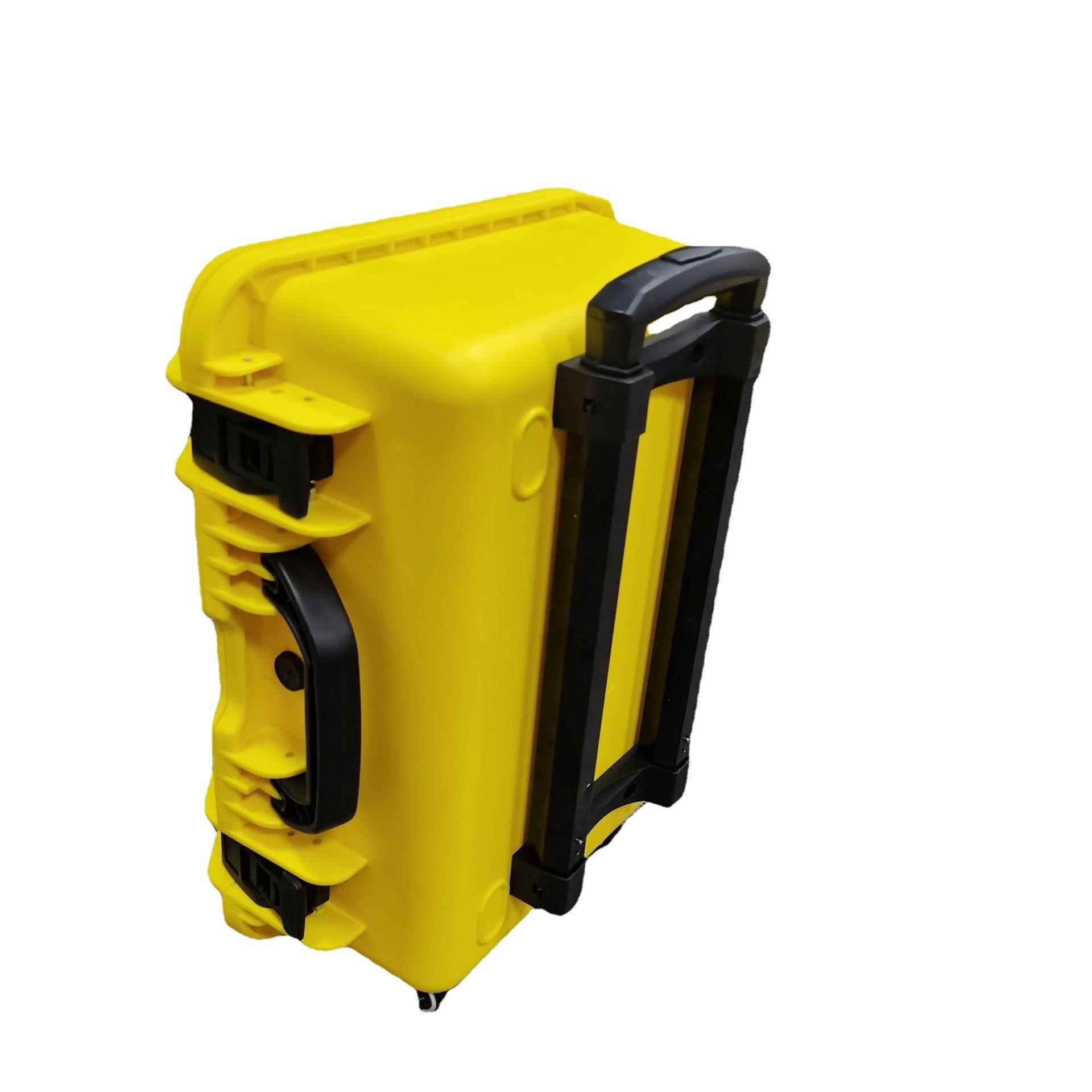 Screw hole belt with panel position plastic tool box pull rod plastic tool box with rod pull JHB cleaning chassis