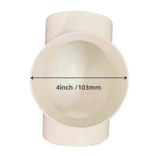 排风管三通接口T型三岔接头一变二管道风机 4寸/100MM/6寸/150MM - 图2
