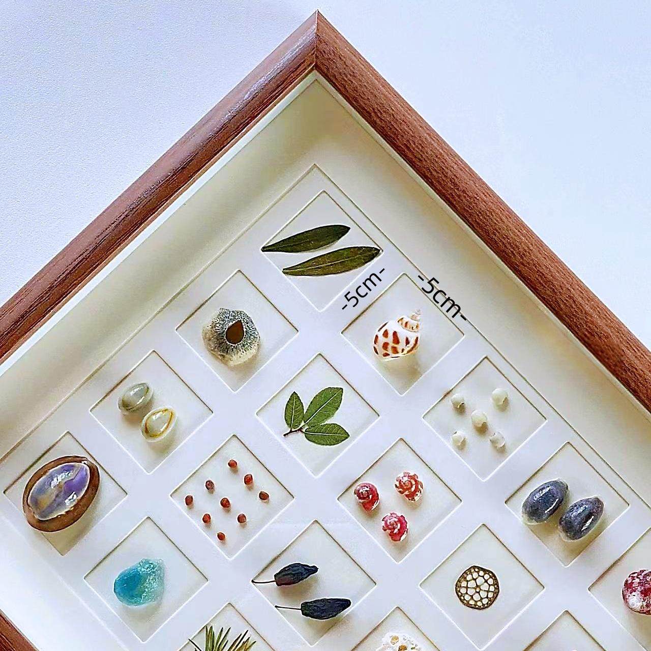 创意手工立体中空1CM画框黏土摆件衍纸永生干花保存贝壳相框架,淘宝优惠券,粉丝福利购,淘宝优惠卷