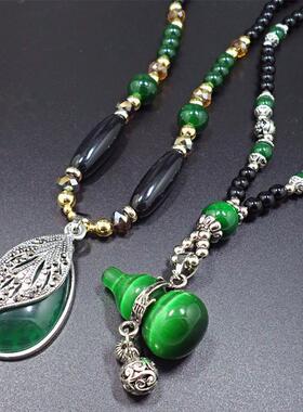 百搭欧美风圆环简约日韩装饰饰品长款毛衣链项链女士衣服配饰挂饰