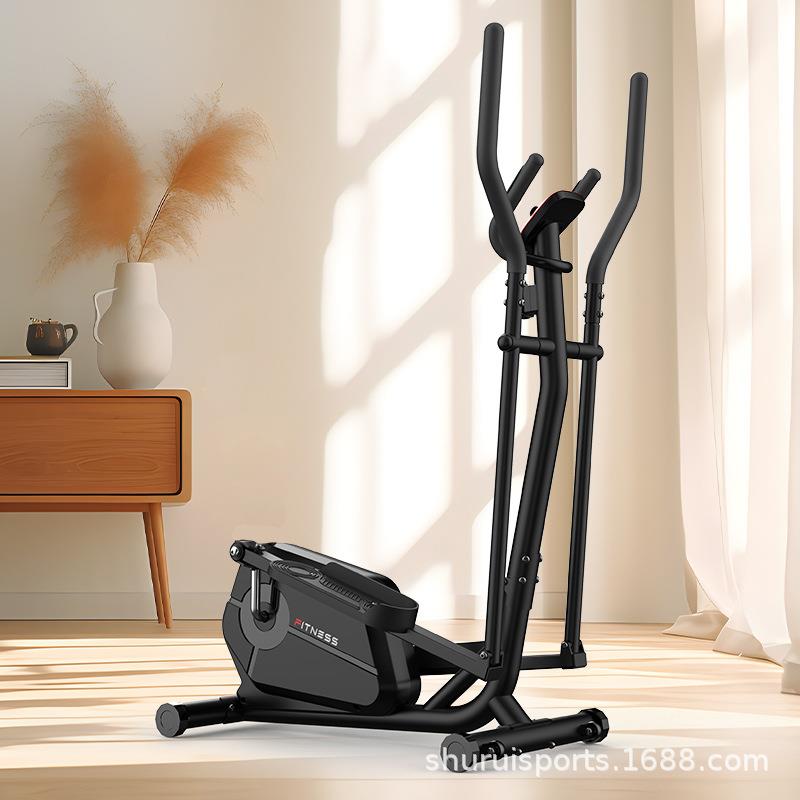 Foreign trade elliptical machine, cross-magnetic exercise bike, indoor home fitness equipment, silent space walker, exercise bike