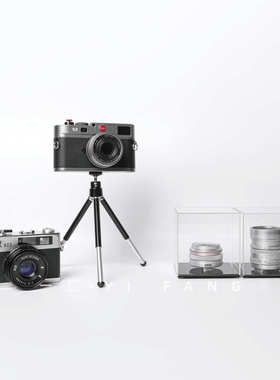一匚搭配组合装饰相机镜头软装样板房售楼处卧室书房摄影主题摆