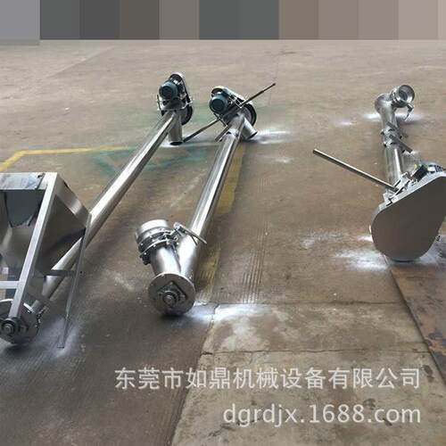 上料设备粉剂颗粒料绞龙输送机圆管密封有轴螺旋输送机厂家质保 - 图3