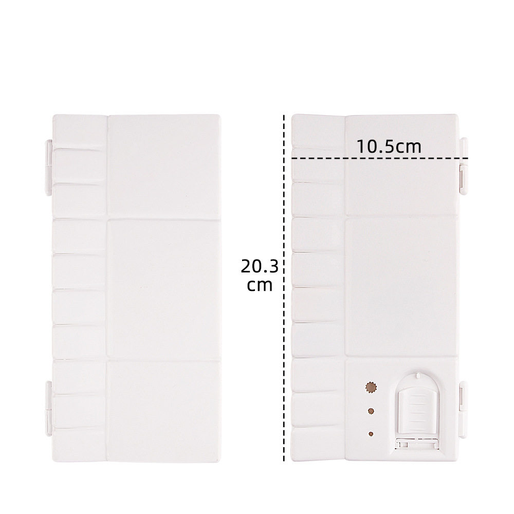 调色盘美术生专用调色工具塑料水彩翻盖颜料盒绘画工具调色板,淘宝优惠券,粉丝福利购,淘宝优惠卷