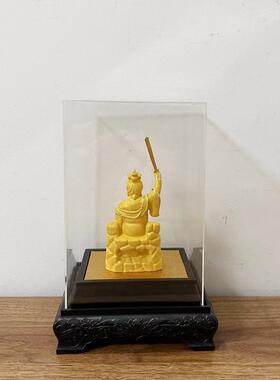 绒沙金九天玄女神像坐立九天圣母娘娘兵法女神玄天圣母家居工艺品