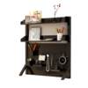 Desktop hole board bookshelf Internet celebrity student study desk storage layer shelf desktop storage rack computer desk