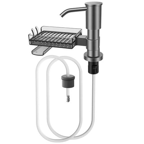 厨房水槽快装皂液器通用型洗菜盆洗洁精压取器延长按压器 - 图3