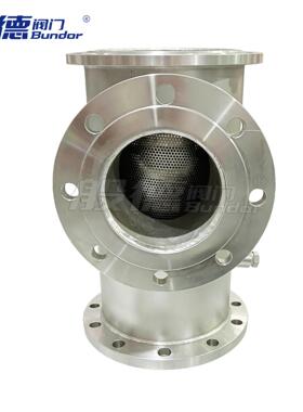 篮式过滤器SRB-16P快开直通式304不锈钢滤网碳钢蓝式过滤器除污器