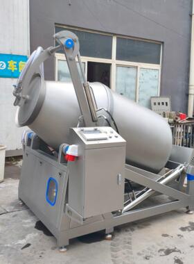 液压真空滚揉机巴沙鱼片鱼排腌制机全自动液压出料海鲜入味滚揉机