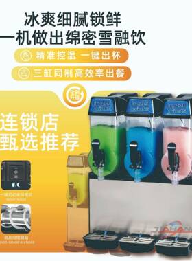 嘉拓工厂跨境发冰沙机slushmachine雪融机沙冰机商用新雪泥机