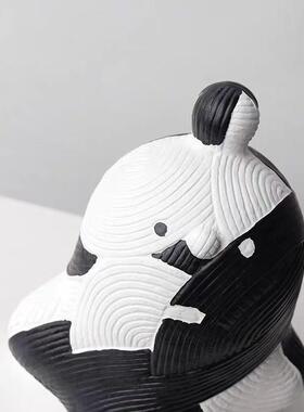 现代树抽象NJ018卡通人物创脂客厅摆件居电视柜家酒柜意装饰品摆