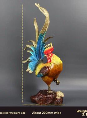 采购产品铜鸡饰品，金鸡，家庭客厅，铜工艺品，好运，公鸡，十二