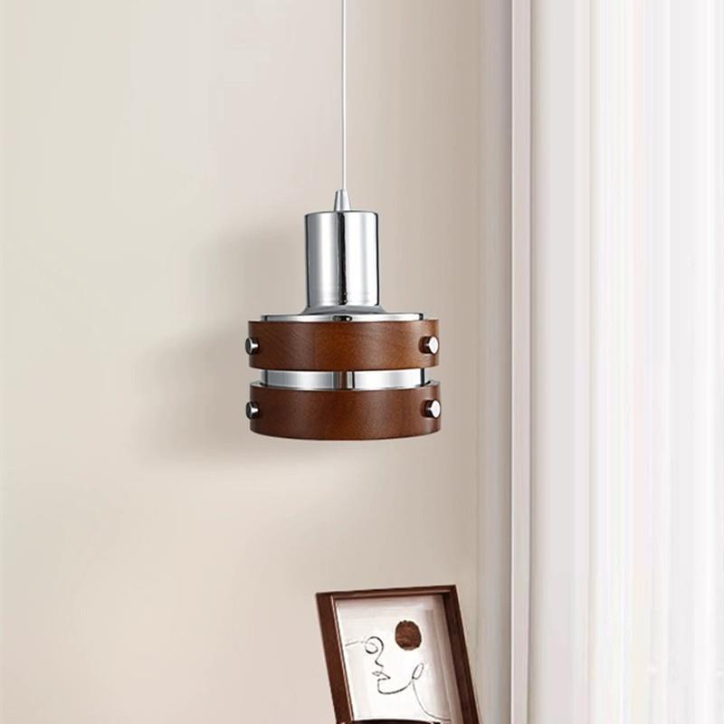 日式复古床头吊灯设计感包豪斯中古风老洋房间卧室橱窗吊线氛围灯 - 图1