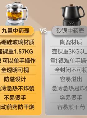 正品2025新款大号中药电煎壶34升大容量升L3煎药动壶全自煎中药罐