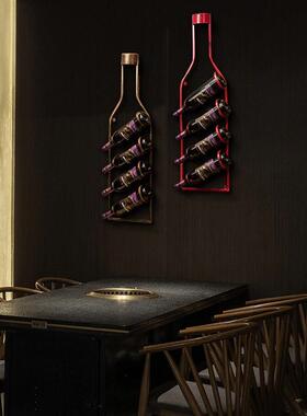 复古红酒架萄壁酒吧饰挂家居餐厅墙上装墙壁l酒架oft创意装饰品葡