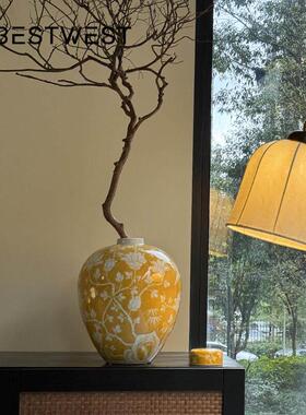 桌面摆件客厅玄关装饰摆件落地花瓶摆设电视柜家居饰品高级感小众