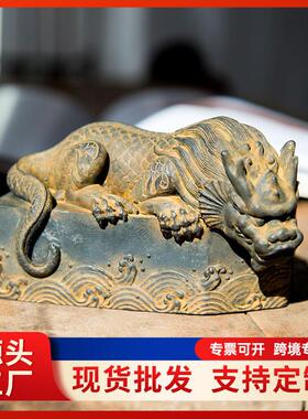 新中式国风避水兽家居茶桌客厅书房桌面摆件工艺品招财树脂装饰品