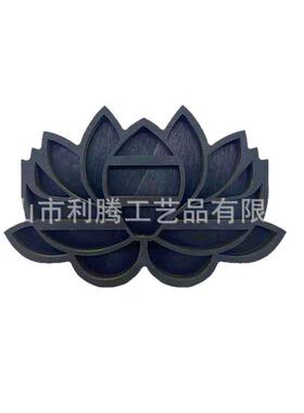 跨境wood crystal shelf热销木质多层水晶装饰挂架莲花架收纳挂件