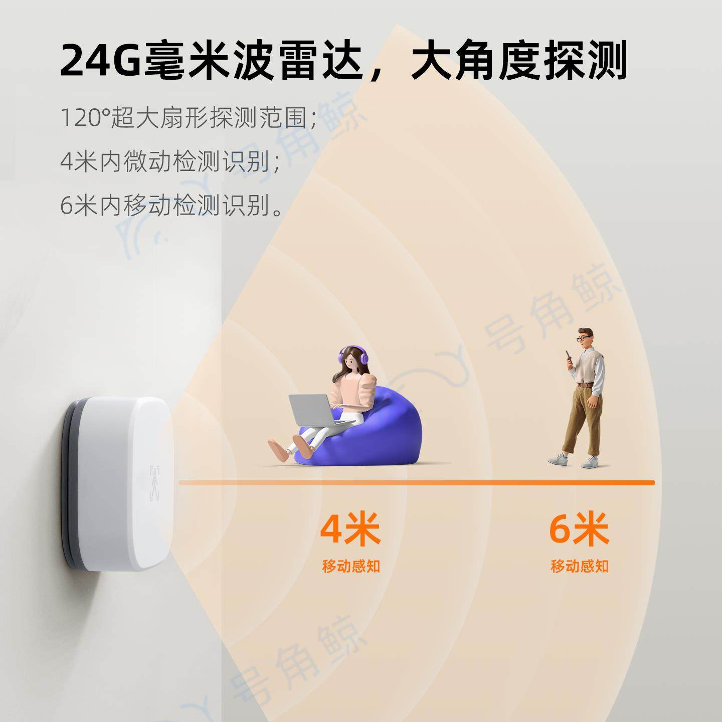 涂鸦Zigbee智能人体存在感测器电池款24G毫米波无人在联动开关灯,淘宝优惠券,粉丝福利购,淘宝优惠卷