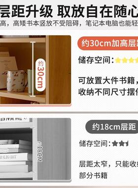 桌面置物架桌上书架学生家用简易书桌收纳架子小书柜公室储物架