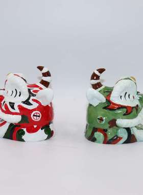 新中式醒狮摆件国潮舞狮子狮头工艺品样板间儿童房家居桌面小装饰