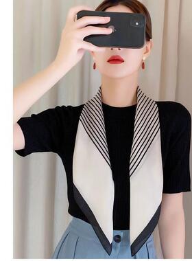 Women Floral Print Scarf Fashionable Lightweight Shawl Daily
