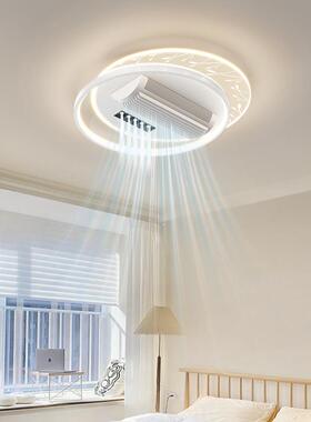 客厅灯现代简约大气2026新款无叶风扇灯卧室灯中山灯具led吸顶灯