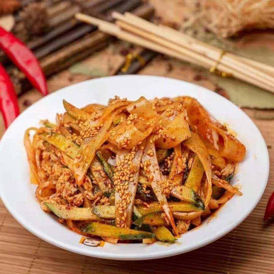 孙大胜擀面皮陕西特产凉皮西安小吃宝鸡岐山扶风美食真空速食,淘宝优惠券,粉丝福利购,淘宝优惠卷