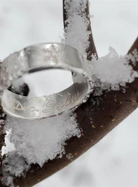 雪花戒指精致精巧高级感时尚百搭简约送好友生日礼物ins小众设计