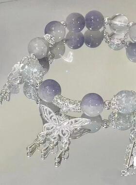 时空中的绘旅人叶瑄周边衍生手链女diy小众高颜值蝴蝶气质手串