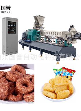 玉米片生产线 香脆米片加工设备 休闲食品膨化机械