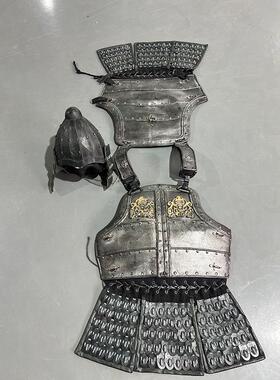 明朝将军盔甲儿童铠甲汉朝兵服真人可穿武士战袍演出影视古装