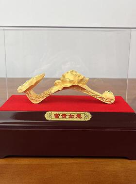 绒贵沙富如意摆件工品乔迁新艺居F1023贺寿礼品客厅装饰金品