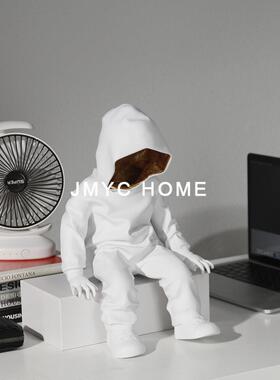 卡通品男孩摆件工样板房儿房软装客童厅电视柜玄关MKX软装饰品艺